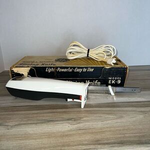 Vintage GE General Electric EK9 ​Kitchen Custom Electric Slicing Knife With Box